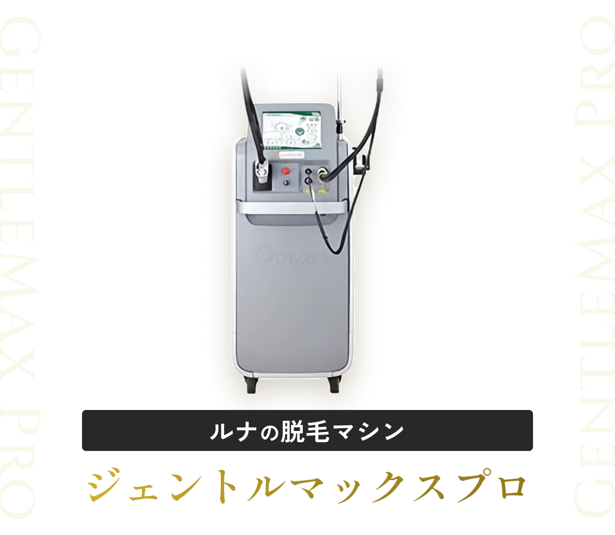 ルナの脱毛マシン ジェントルマックスプロ