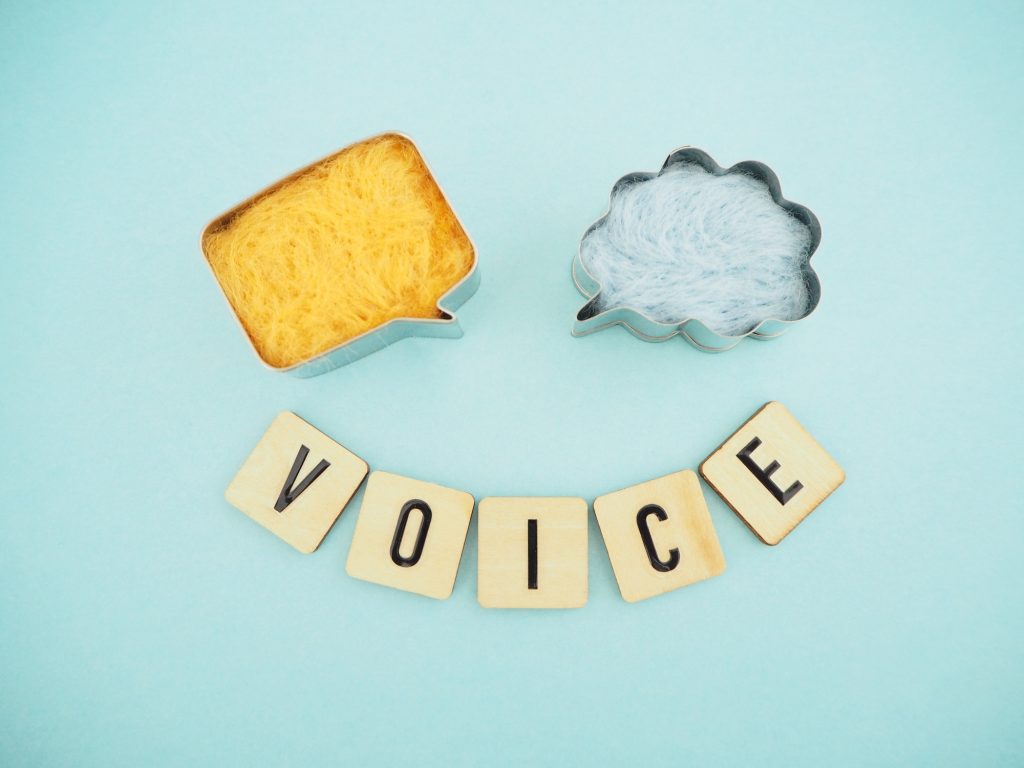 VOICEの文字